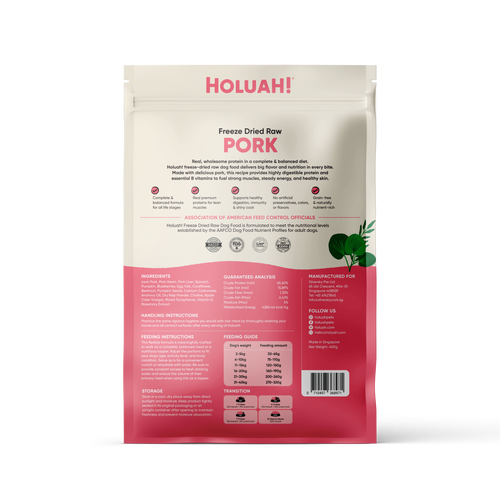 Freeze Dried Raw Pork