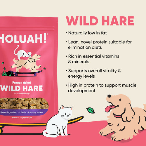 Freeze Dried Wild Hare